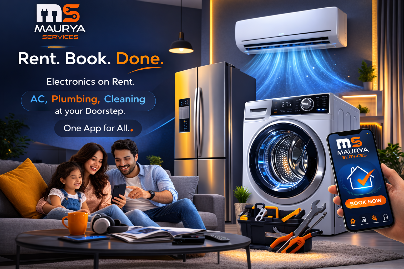 Rent and book